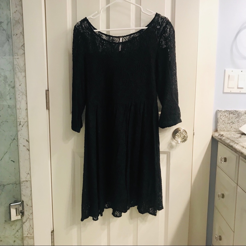 Free People Crochet Lace Dress